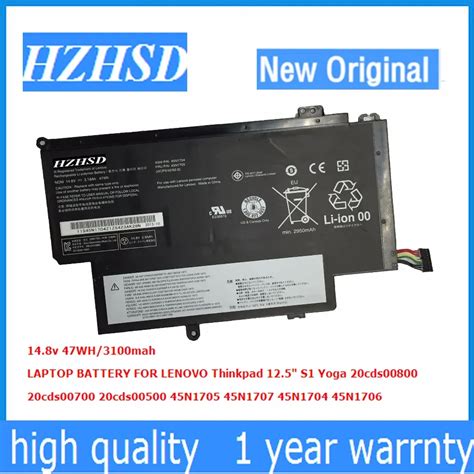 148v 47wh New Original Laptop Battery For Lenovo Thinkpad 125 Yoga