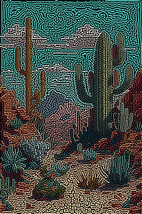 Desert Cactus (1) by HereisSomeArt on DeviantArt