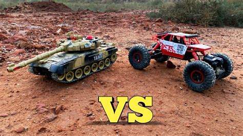 RC Rock Crawler Vs RC Tank Remote Control Car RC Car Video YouTube