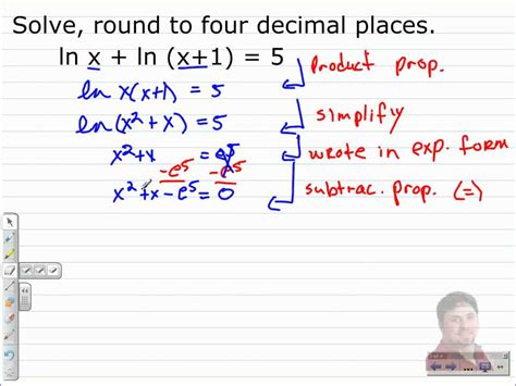 Solve A Logarithmic Equation Algebraically - Tessshebaylo