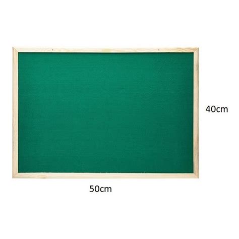 Quadro Negro Lousa Verde Escolar Lisa Cmx Cm Para Recados E Giz