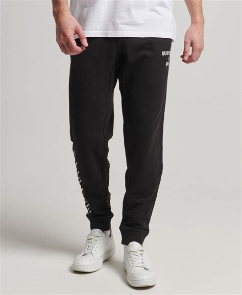 Mens Code Core Sport Joggers In Black Superdry Uk