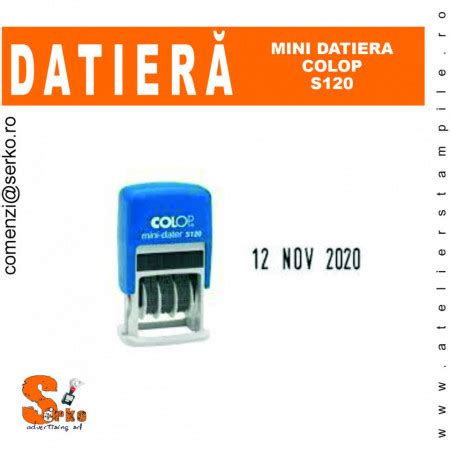 Stampila COLOP Mini Dater S120