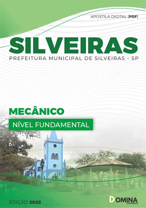 Apostila Digital Concurso Pref Silveiras SP 2022 Mecânico