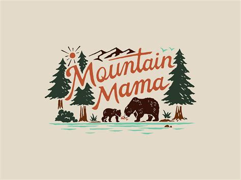 Mountain Mama by Tatak Waskitho on Dribbble