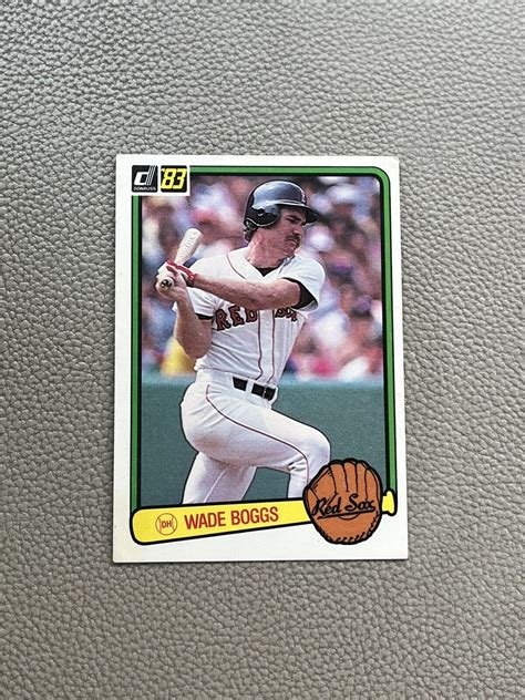 Donruss Wade Boggs Ex Nm Rookie Rc Hof Boston Red Sox Ebay