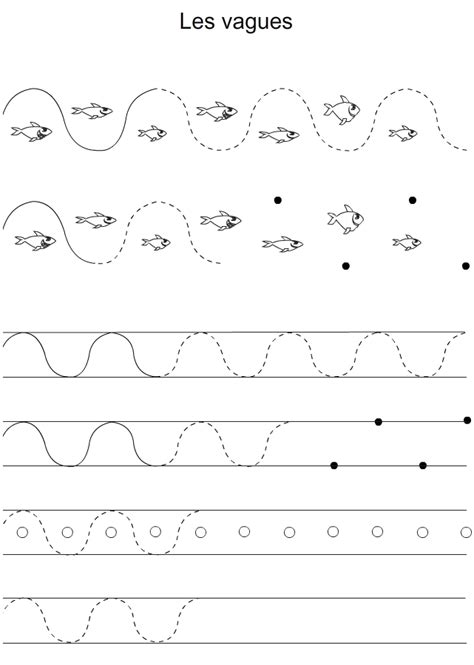 Graphisme à imprimer les vagues