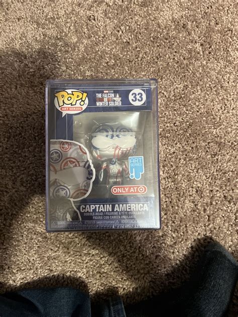 Funko Pop Marvel Art Series 33 Captain America Marvel Target