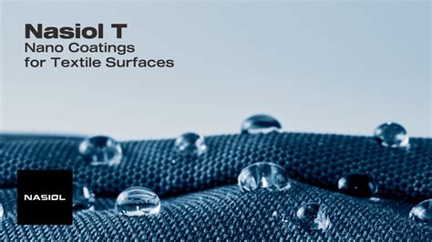 Nasiol Hydrophobic Nano Coatings For Textile Surfaces Youtube