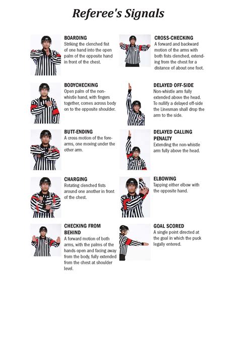 Referee Signals Mcknight Hockey Association