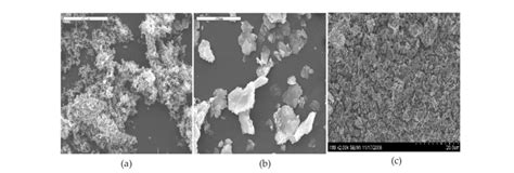 Shows SEM Micrographs Of PPy A MMT B And PPy MoO 4 MMT