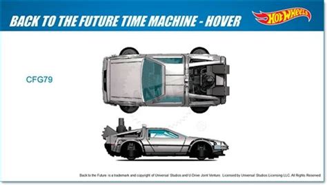 Hot Wheels Hw Screen Time Back To The Future Time Machine