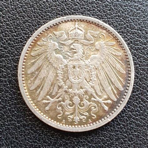 Mark St Ck A Deutsches Reich Reichsadler Alte Kaiserzeit Silber