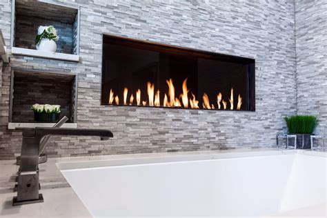 Front Facing Linear Frameless Fireplaces Flare Fireplaces