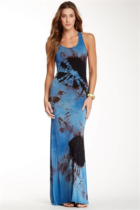 Go Couture Tie Dye Racerback Maxi Dress Nordstrom Rack Racerback