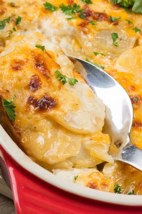 Cheesy Scalloped Potatoes Scalloped Potatoes Cheesy Scallop Recipes Side Dish Recipes