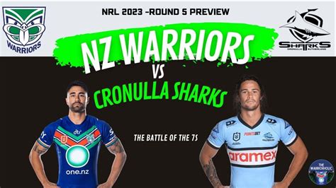 Nz Warriors Nrl Round Preview Warriors V Sharks The