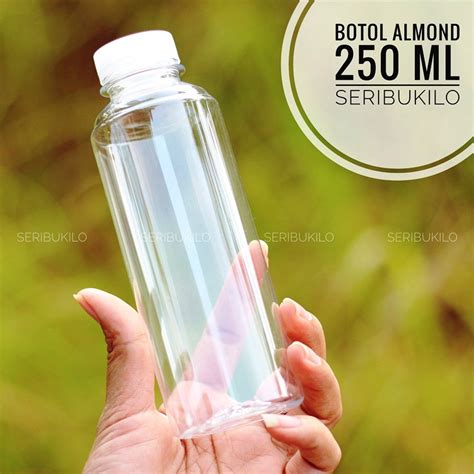 Botol Almond 250 Ml Botol Plastik Pet Almond Shopee Indonesia