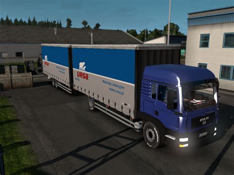 ETS2 Truck Mod Man TGL Tandem For V1 36 Bolex Simulation