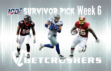 Survivor Pick Nfl Week 6 Free Picks And Analysis Betcrushers