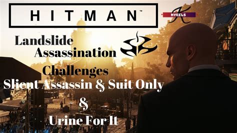 Hitman Landslide Silent Assassin Suit Only And Urine For It