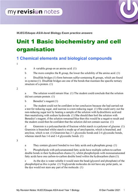 327238 Mrn Wjec A Epa Y1biol Wjeceduqas Asa Level Biology Exam