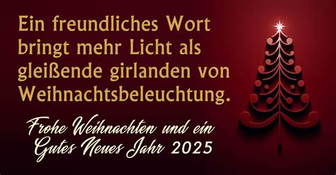 Frohe Weihnachten Und Ein Gutes Neues Jahr 2025 Weihnachts Und