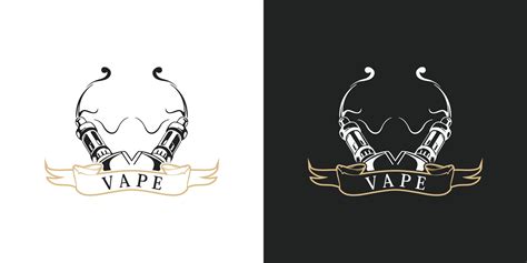 vape logo design modern concept 14401881 Vector Art at Vecteezy