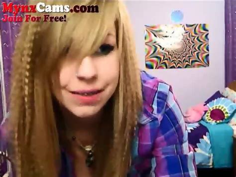 Tattooed Girl With Braces Hula Hoops Naked