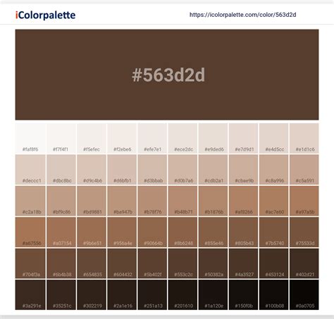 Real Brown Color 563d2d Information Hsl Rgb Pantone