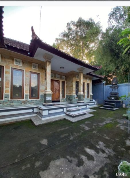 Rumah Style Arsitektur Bali View Alam Sawah Nan Indah