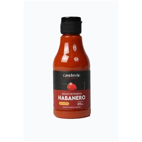 Molho de Pimenta Casa de Mãe Habanero Frasco 215ml BIG BOX 402 403