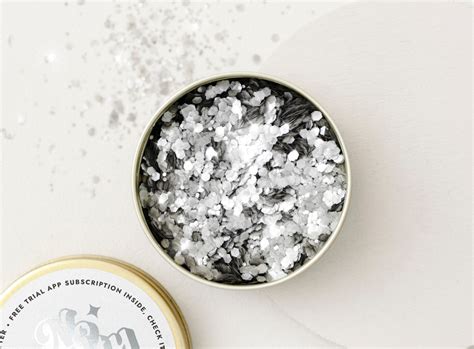 Bio Glitter Silver Ministerstwo Natural Organic And Less Waste