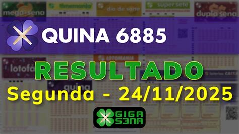 Resultado Da Quina 6885 - Veja os números do concurso da Quina 6885 no resultado de segunda-feira ...