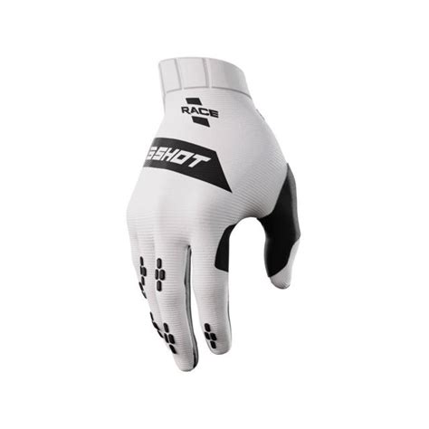 Gants Cross Race Shot Blanc Noir Moto Axxe Fr Gants Cross