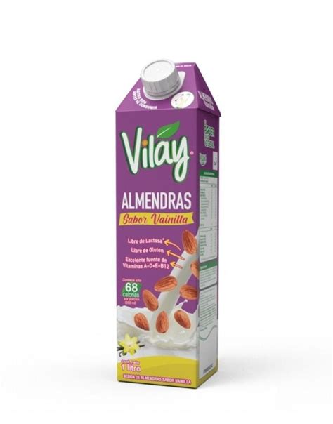 Bebida Vegetal Almendra Vainilla 1 L Vilay Mixgreen Cl