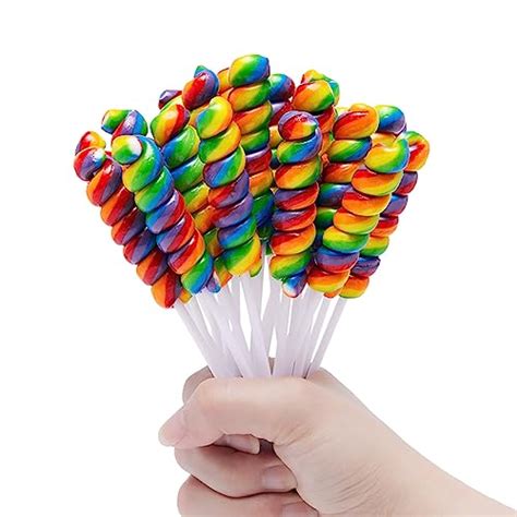 Twisty Lollipop Rainbow Twist Lollipops Individually Wrapped Want It All