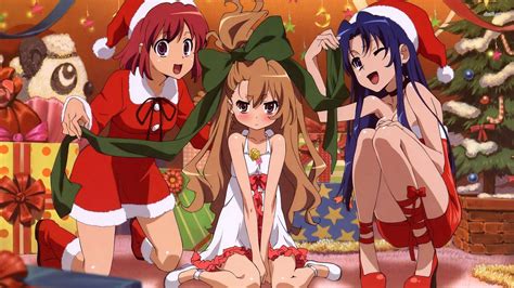 Cute Anime Girl Christmas Wallpapers Hd Pixelstalk Net