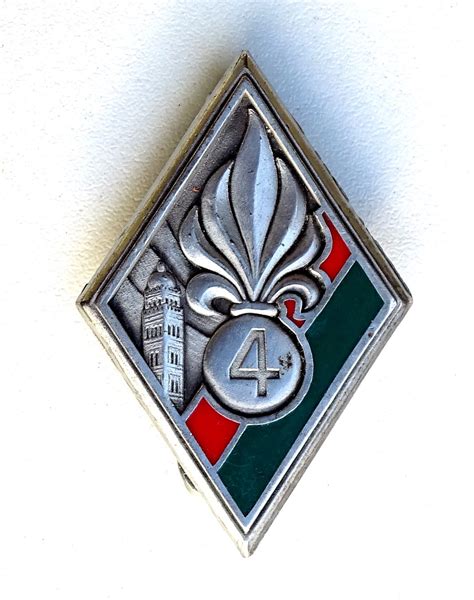 Insigne 4 Régiment Etranger Balme Légion etrangère