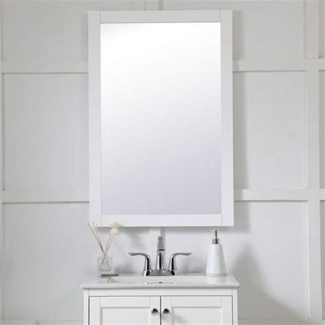 Oval White Framed Bathroom Mirrors at Pedro Gibson blog