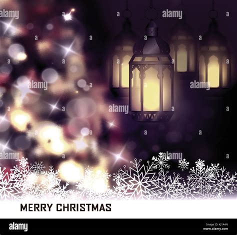 Christmas Tree Light Background Stock Vector Image Art Alamy