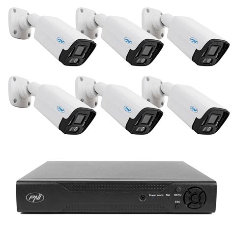 Kit Supraveghere Video Nvr Pni House Ip Si Camere Pni Ip Cu Ip