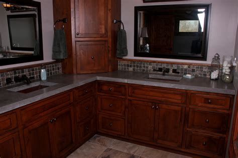 bathroom-countertops-made-of-concrete - Concrete Creations NWA