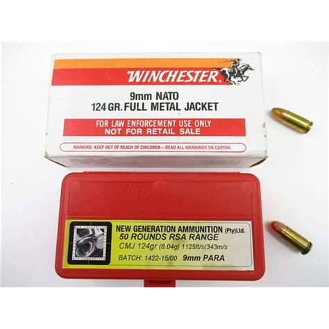 ASSORTED 9MM LUGER AMMO