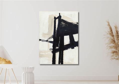 Franz Kline Black And White Abstract Expressionism Canvas Art Print