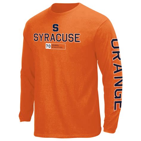 Ncaa Mens Long Sleeve T Shirt Syracuse Orange