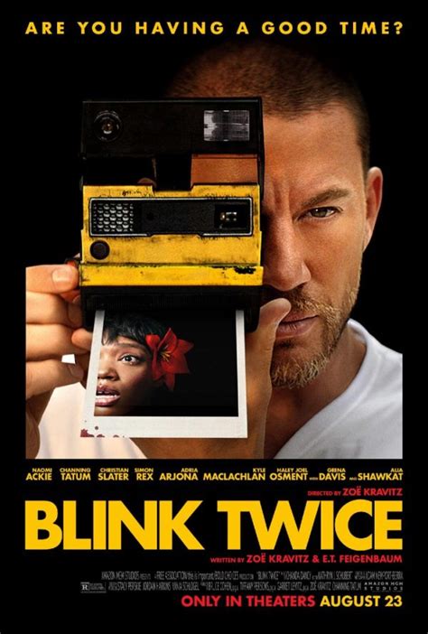 New Poster For Blink Twice Featuring Channing Tatum And Naomi Ackie