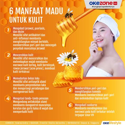 Okezone Infografis 6 Manfaat Madu Untuk Kulit