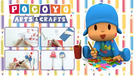 Pocoyo Arts Crafts Capuchones para bolígrafos VUELTA AL COLE