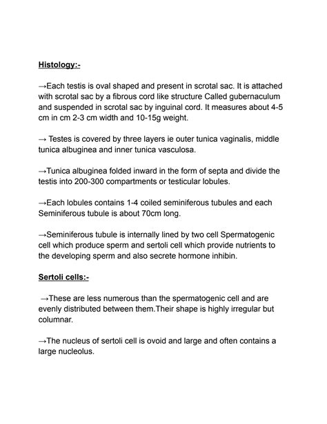 Solution Histology Of Testis Studypool